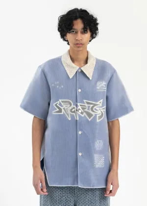 CYBER BLUE WARM UP LAYERED SHIRT
