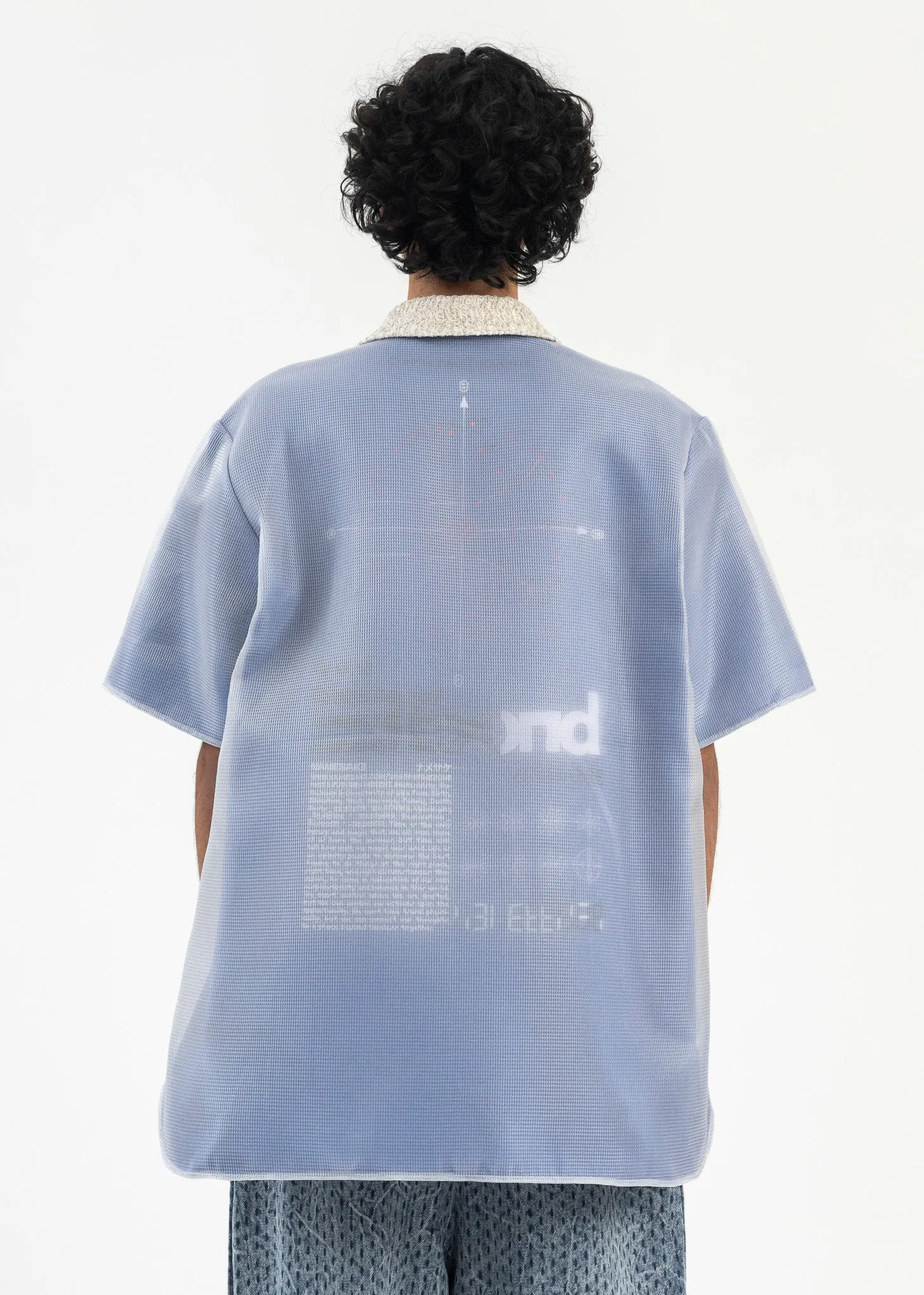 CYBER BLUE WARM UP LAYERED SHIRT
