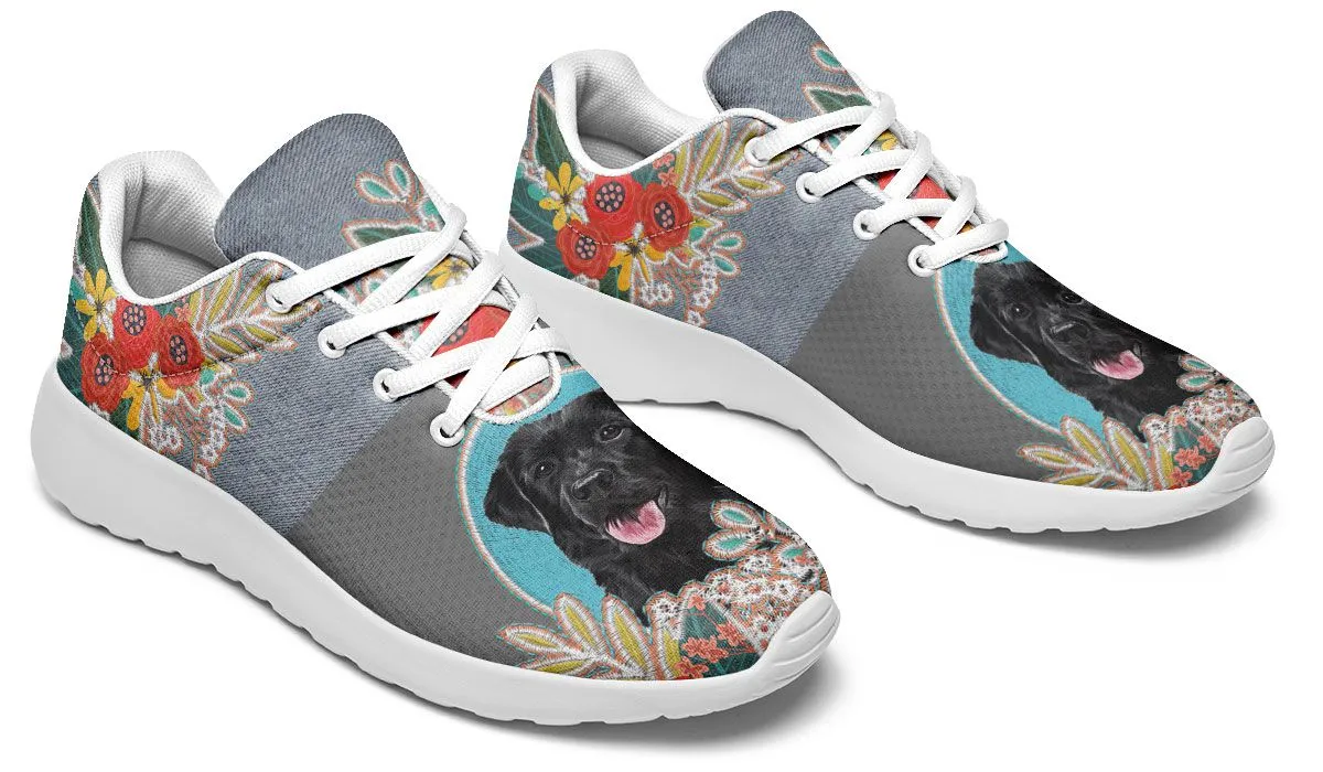 Denim Style Black Labrador Sneakers
