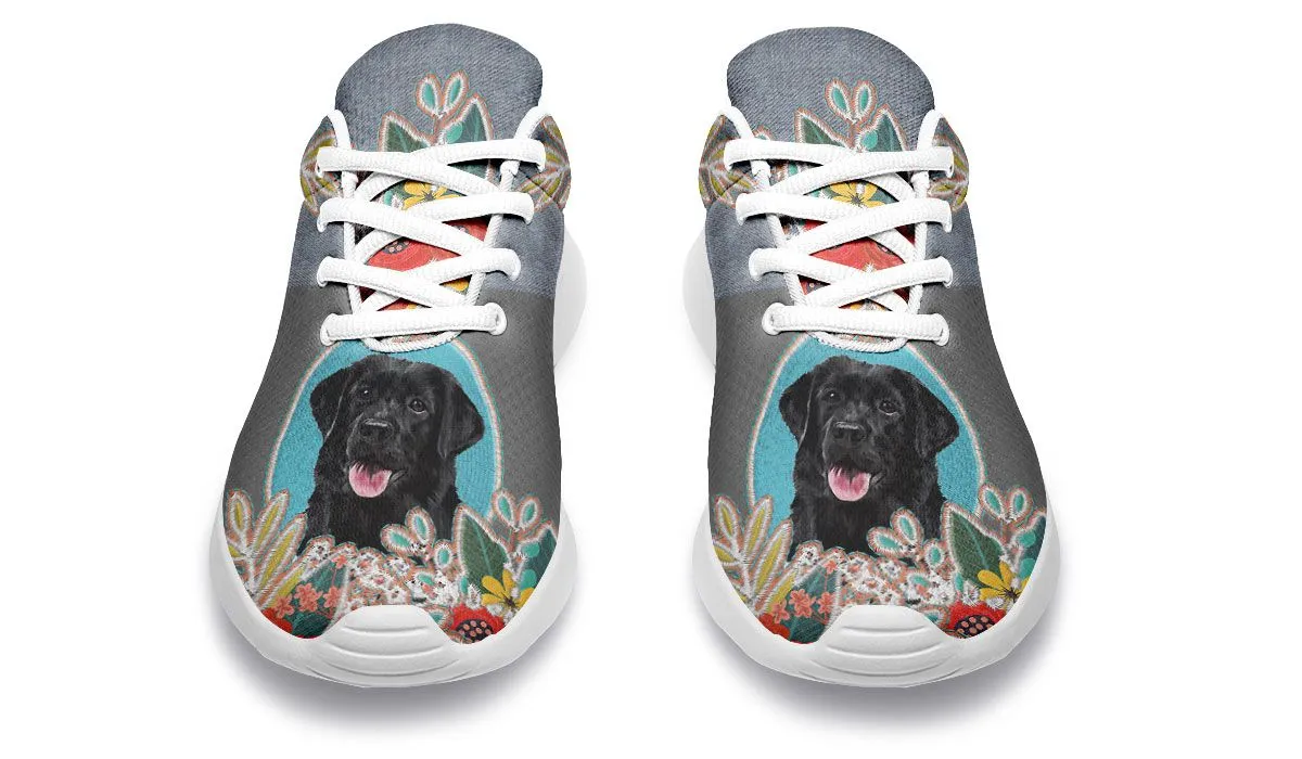 Denim Style Black Labrador Sneakers