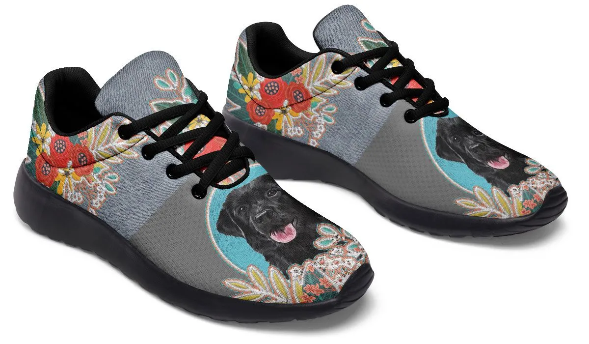 Denim Style Black Labrador Sneakers