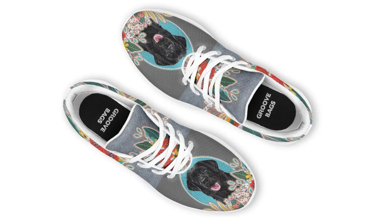 Denim Style Black Labrador Sneakers
