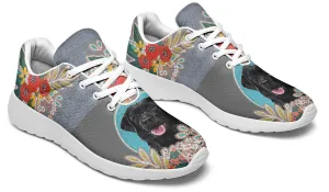 Denim Style Black Labrador Sneakers
