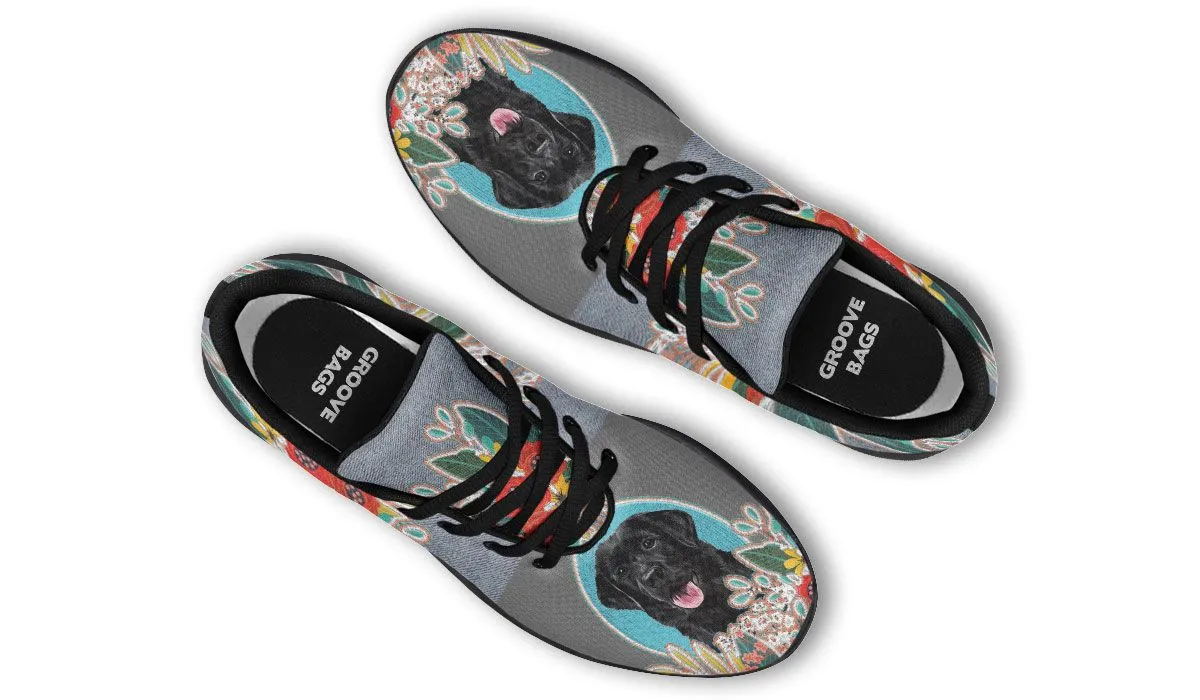 Denim Style Black Labrador Sneakers