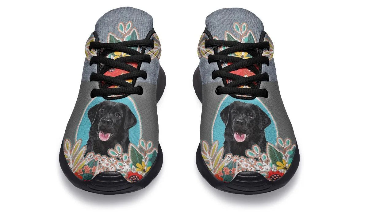 Denim Style Black Labrador Sneakers