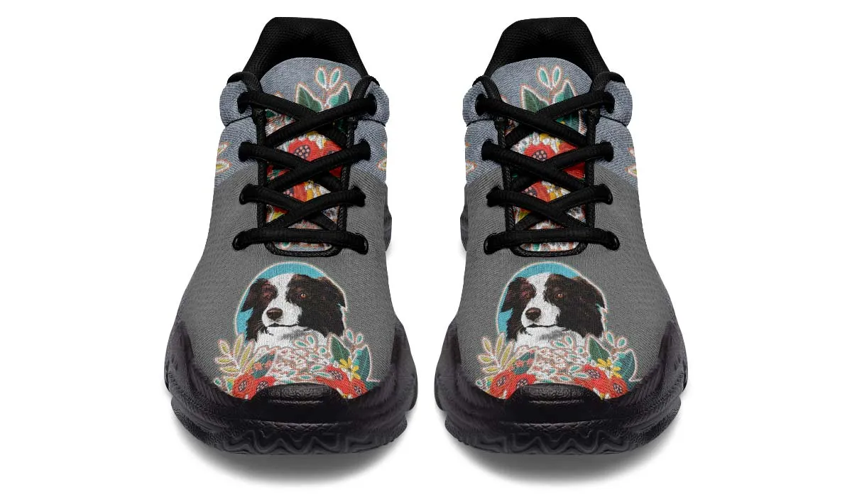 Denim Style Border Collie Chunky Sneakers
