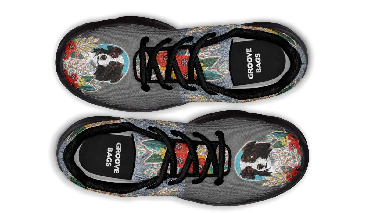Denim Style Border Collie Chunky Sneakers