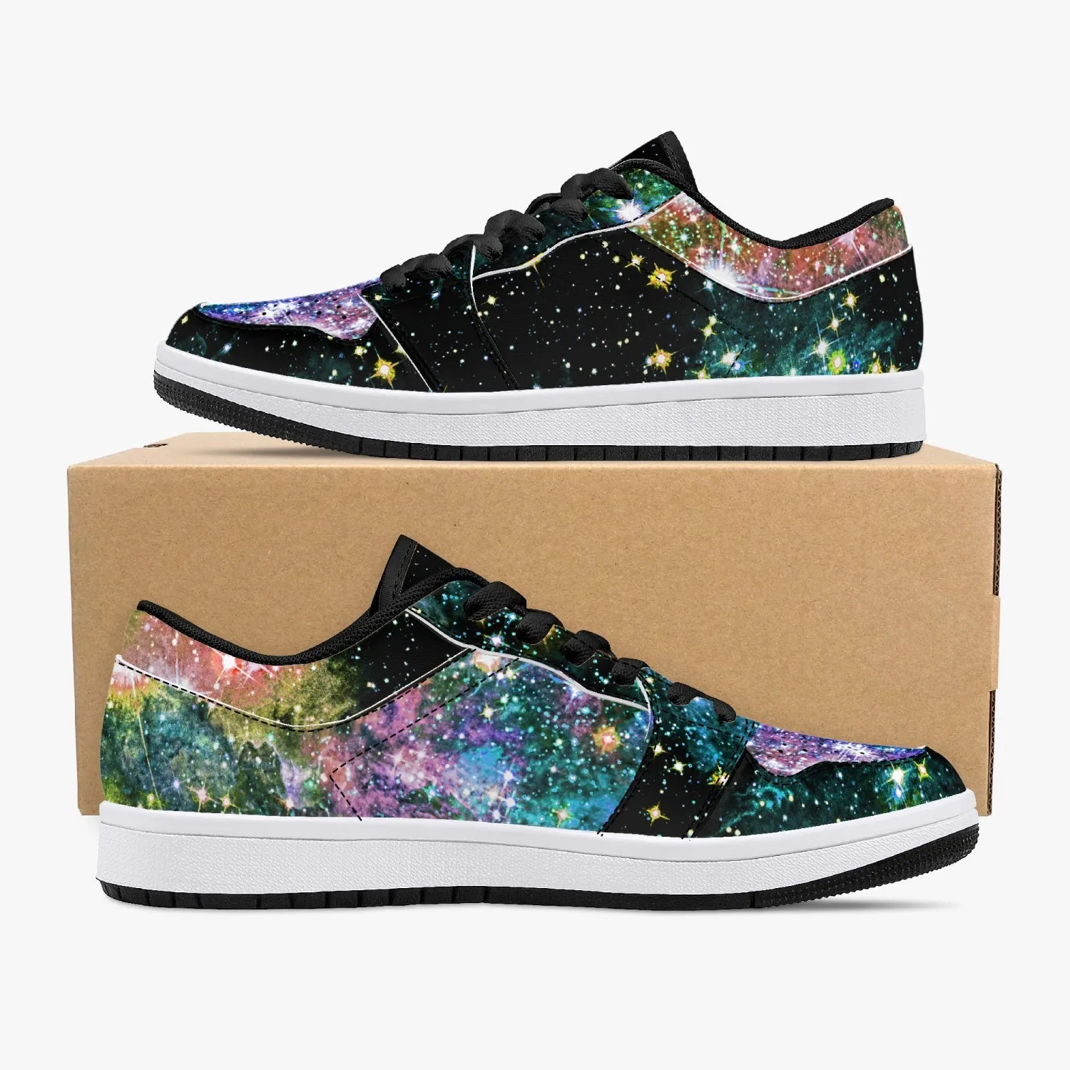 Ekhi Psychedelic Split-Style Low-Top Sneakers