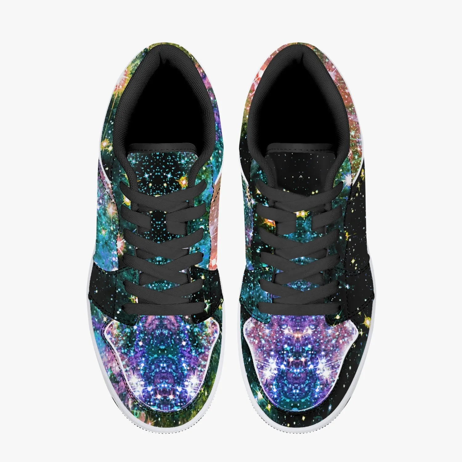 Ekhi Psychedelic Split-Style Low-Top Sneakers