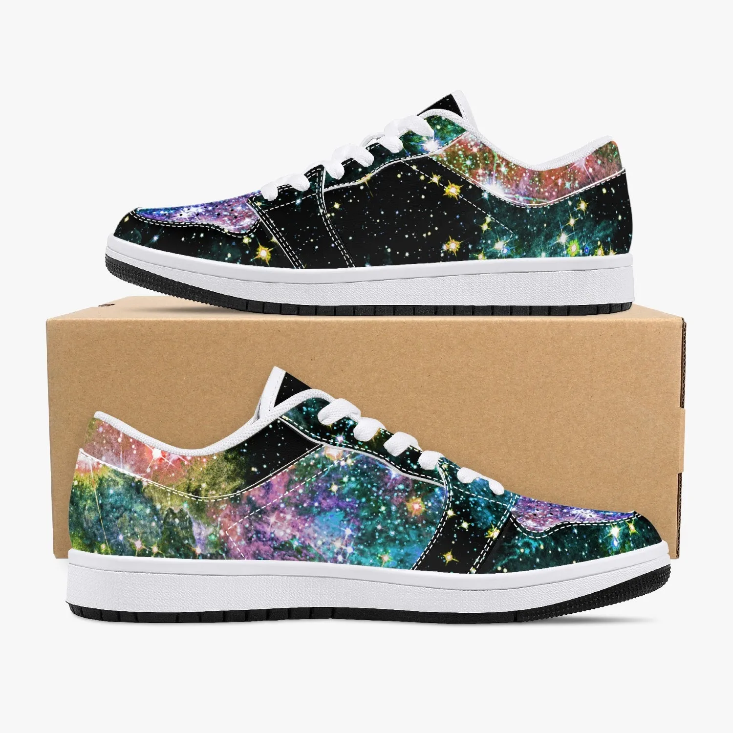 Ekhi Psychedelic Split-Style Low-Top Sneakers