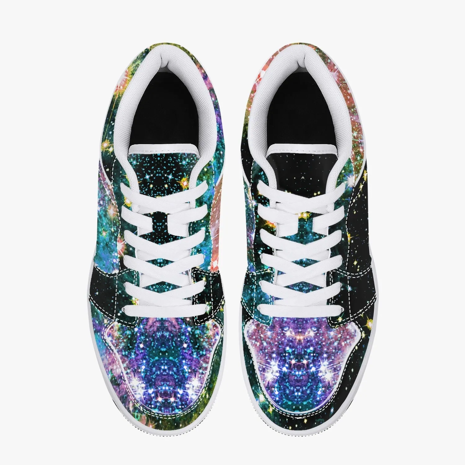 Ekhi Psychedelic Split-Style Low-Top Sneakers