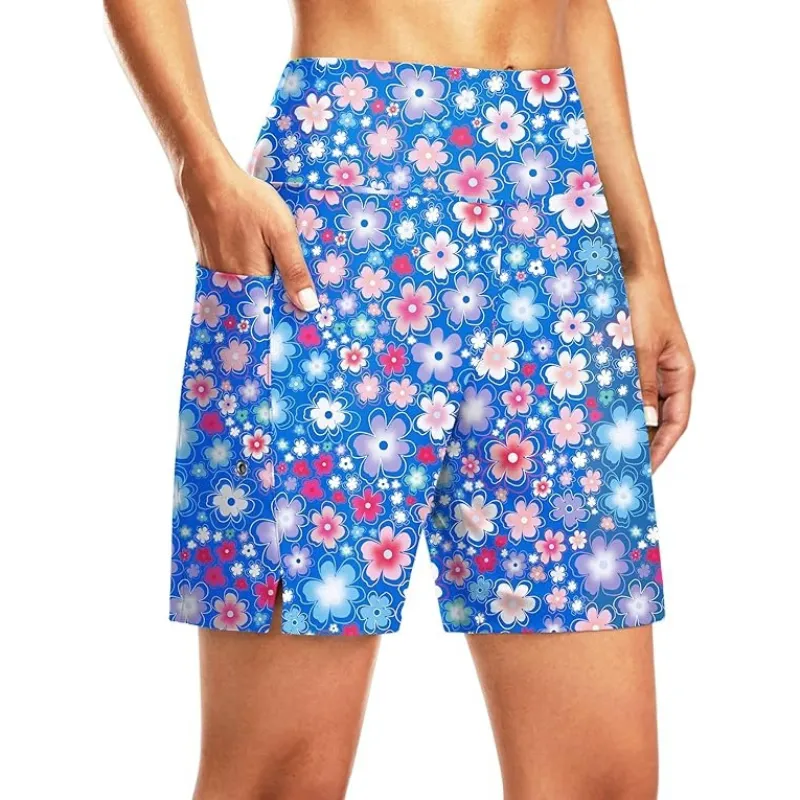 Elastic Swim Shorts – Quick-Dry with Liner and Functional Pockets