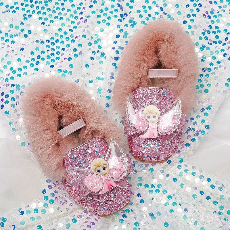 Elsa Inspired Snow Shoes