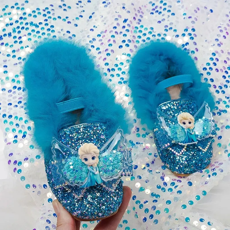 Elsa Inspired Snow Shoes