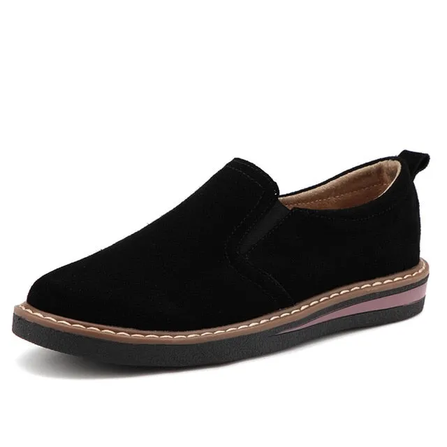 EOFK Spring Autumn Women Moccasins Women's Flats