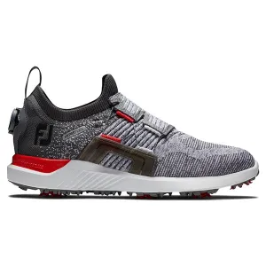 Footjoy Hyperflex BOA Golf Shoes - Grey/Red