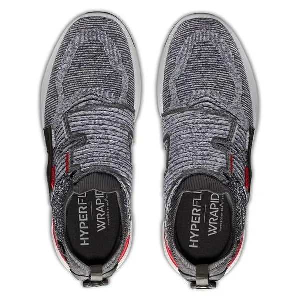Footjoy Hyperflex BOA Golf Shoes - Grey/Red