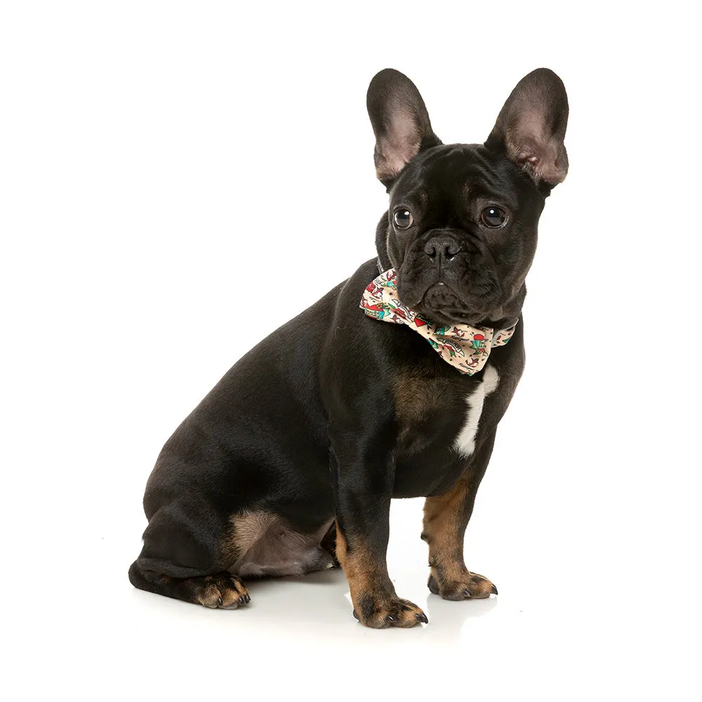 Fuzzyard Pet Bowtie Ink'd Up L