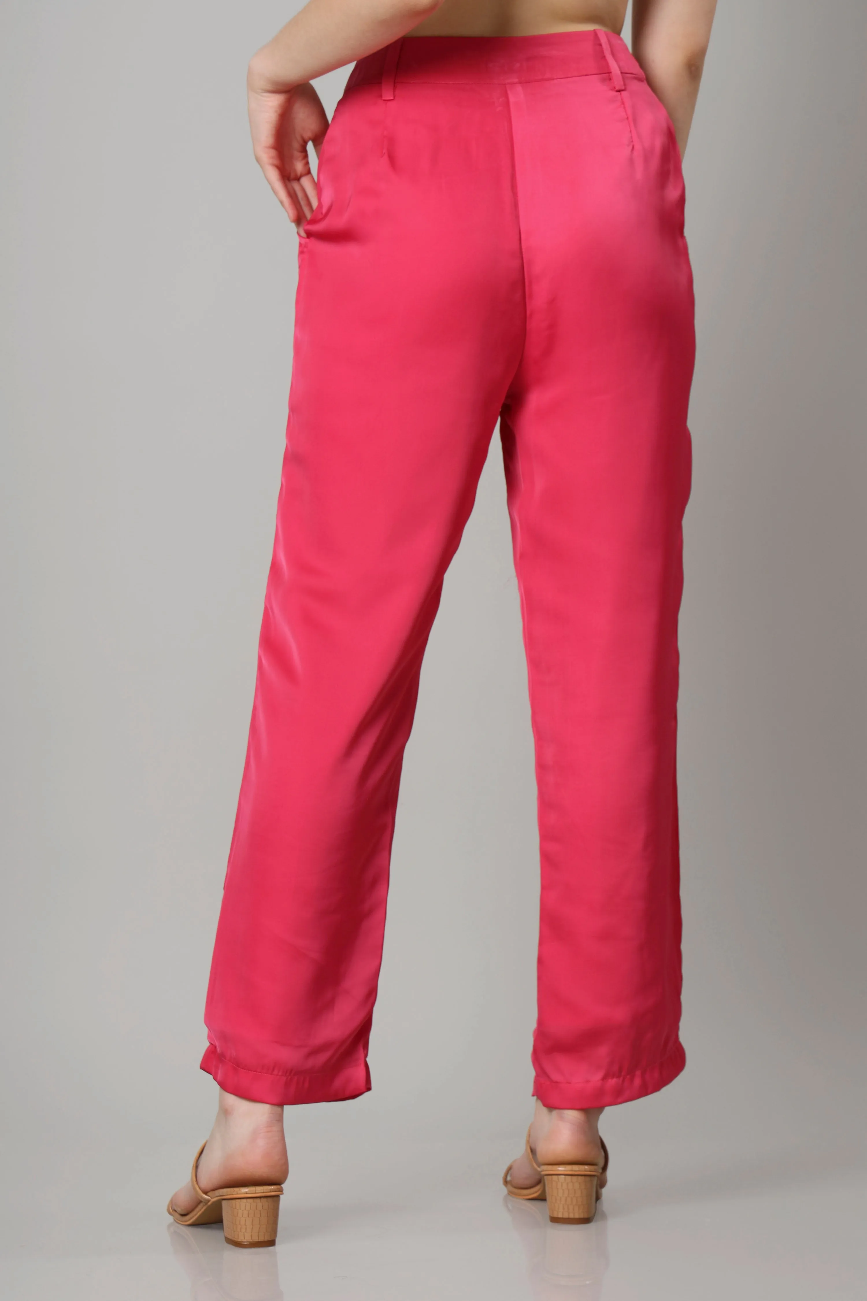 Hot Pink Ladies Bottom Wear