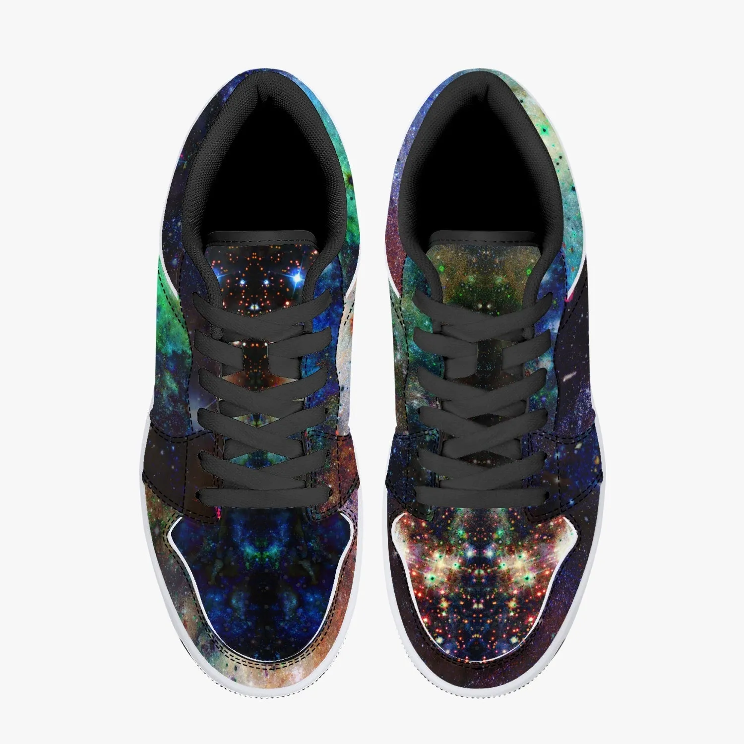Ishtar Psychedelic Split-Style Low-Top Sneakers