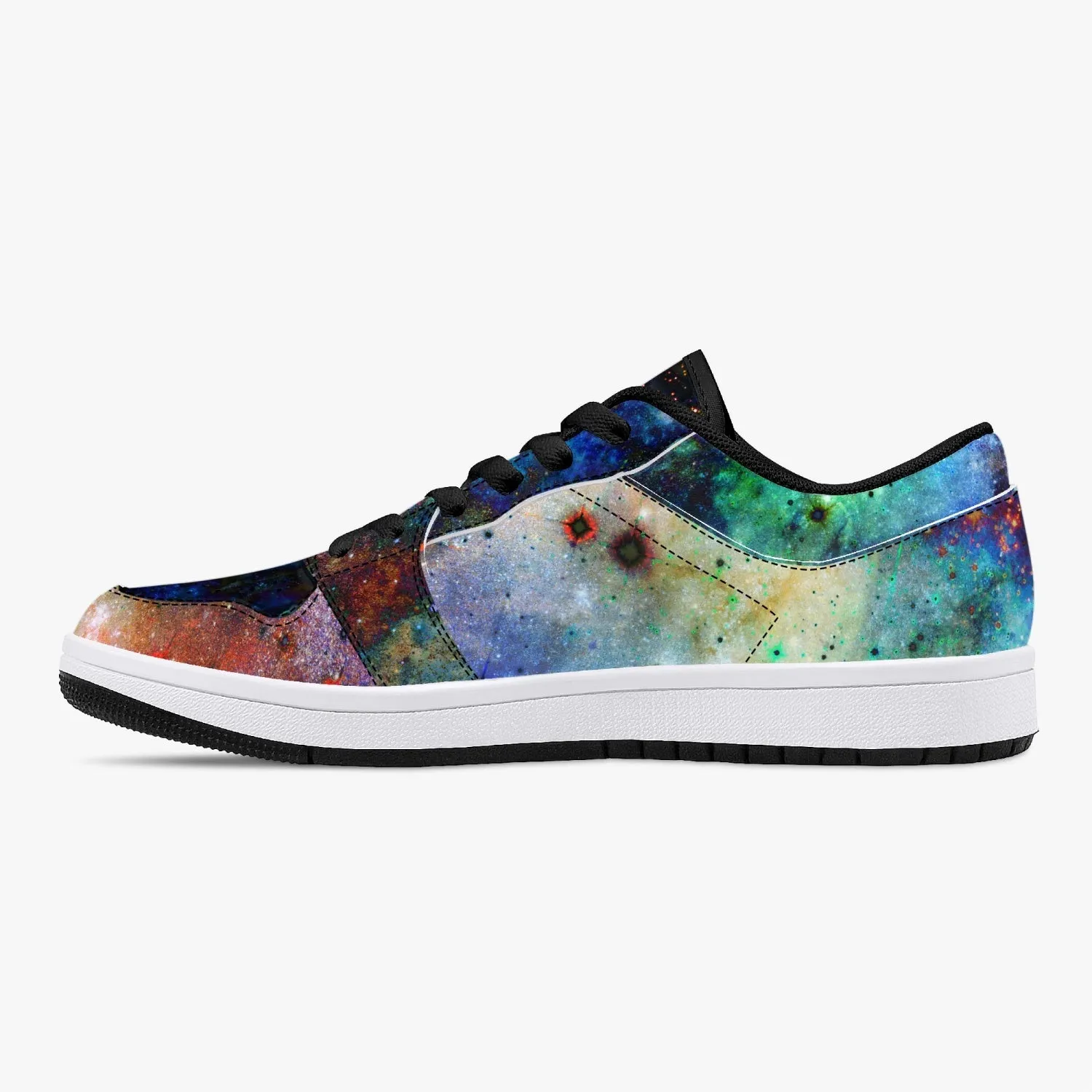 Ishtar Psychedelic Split-Style Low-Top Sneakers