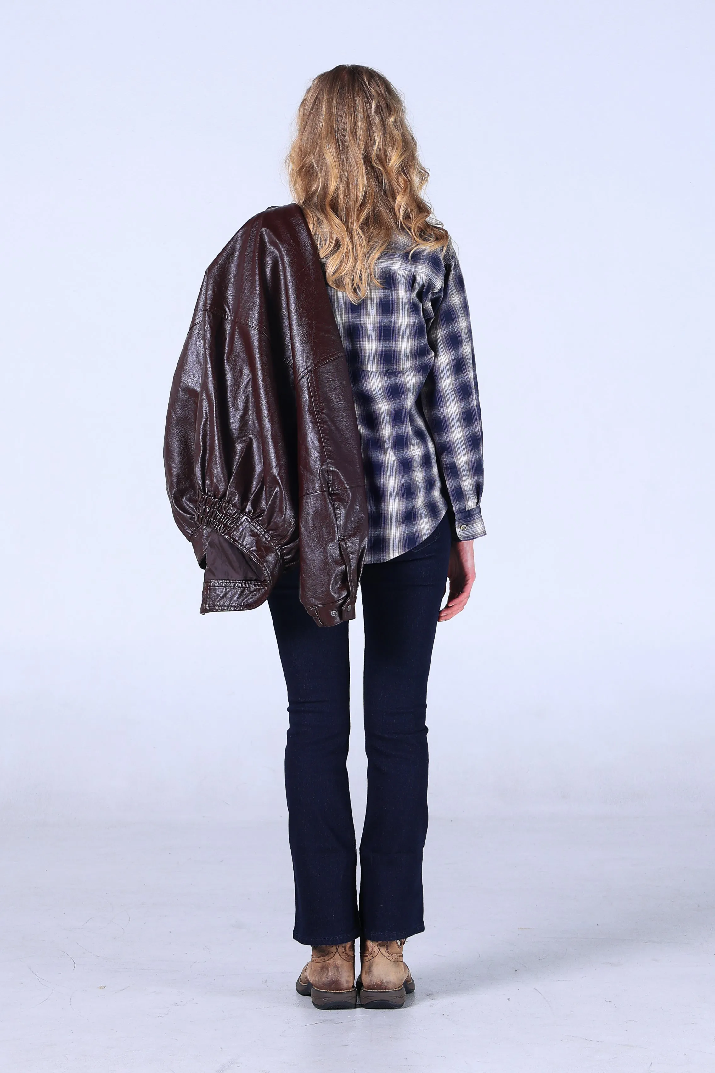 Jack Russel - Women Jeans - Klassik JF-BT/DB Boot Cut Dark Blue Mid Waisted