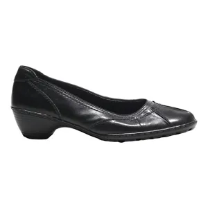 JENNY VERA BY ARA Ballet Shoes Black Leather Womens UK 4.5