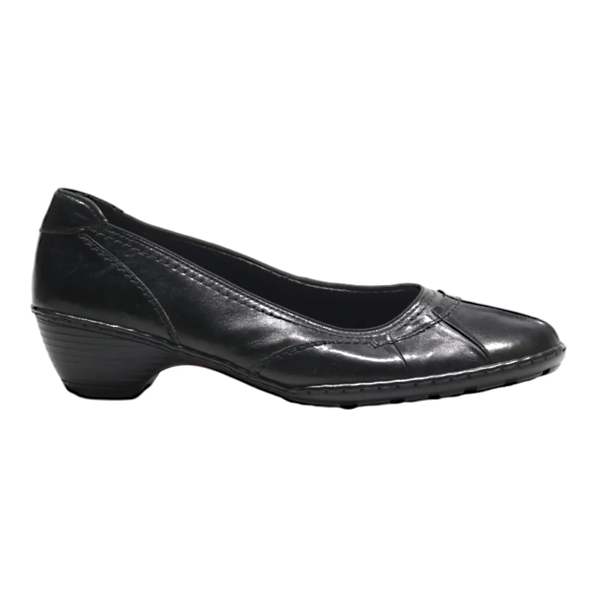 JENNY VERA BY ARA Ballet Shoes Black Leather Womens UK 4.5
