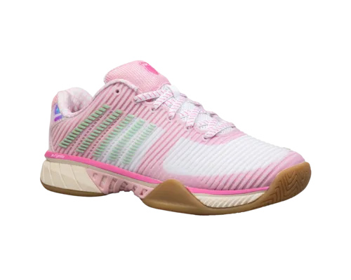K-Swiss Kids Hypercourt Express 2 Lucky In Love White Peony Biscayne Shoes