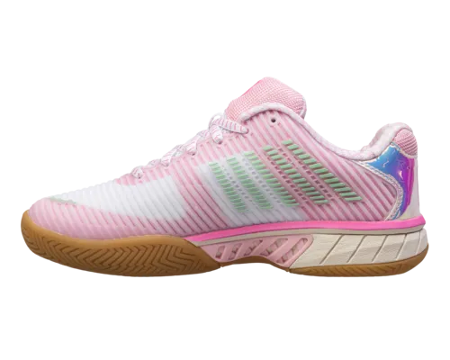K-Swiss Kids Hypercourt Express 2 Lucky In Love White Peony Biscayne Shoes
