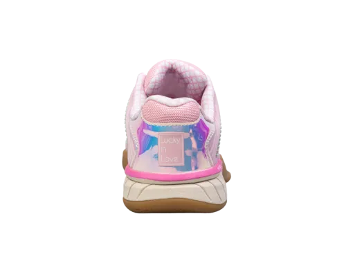 K-Swiss Kids Hypercourt Express 2 Lucky In Love White Peony Biscayne Shoes