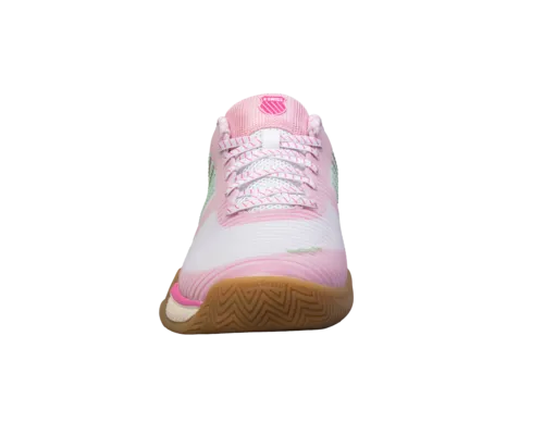 K-Swiss Kids Hypercourt Express 2 Lucky In Love White Peony Biscayne Shoes