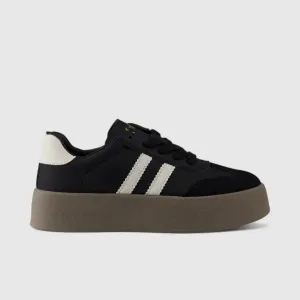 K7 Sperry Platform Sneaker Black