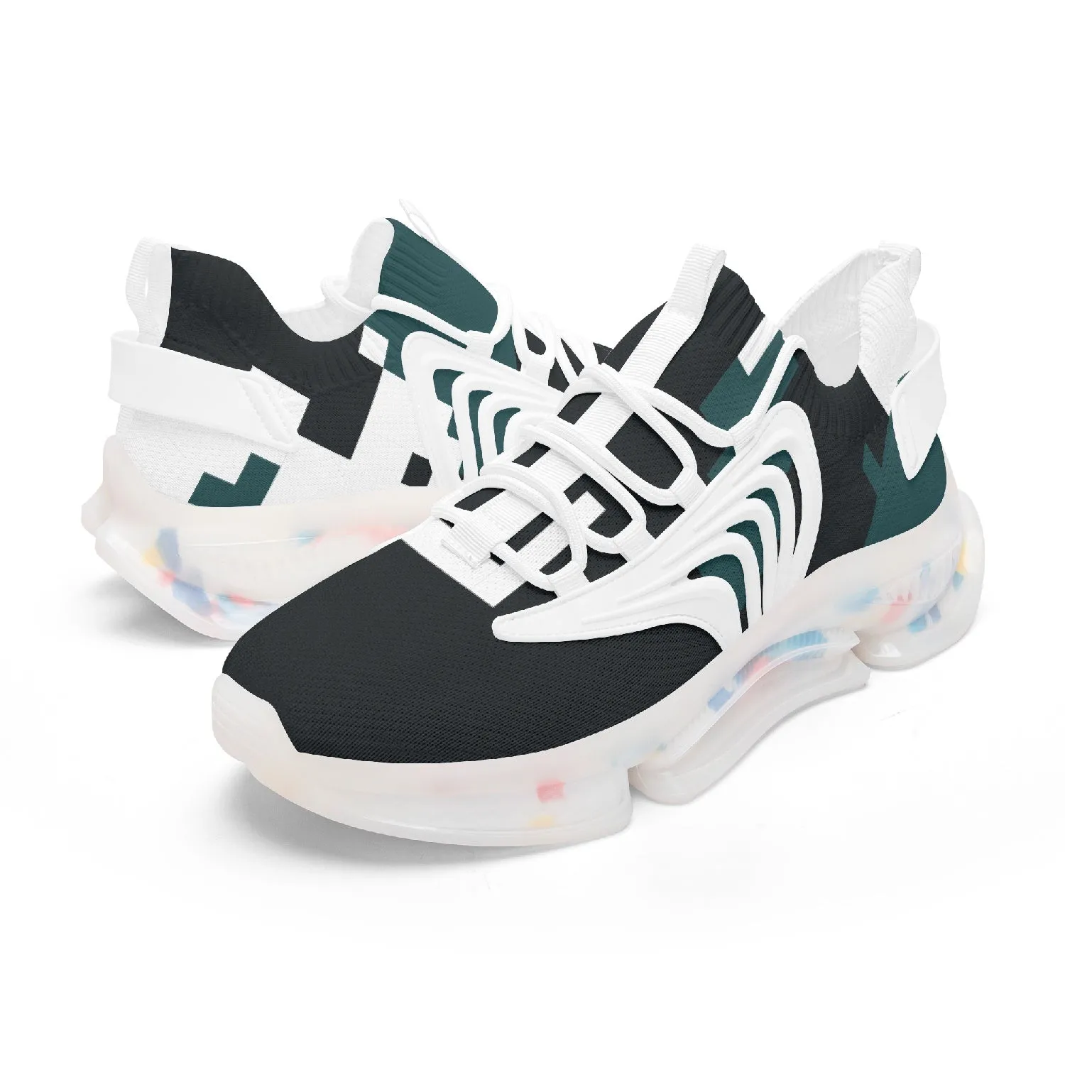 Kicxs PHI Wings Style Bounce Mesh Knit Sneakers