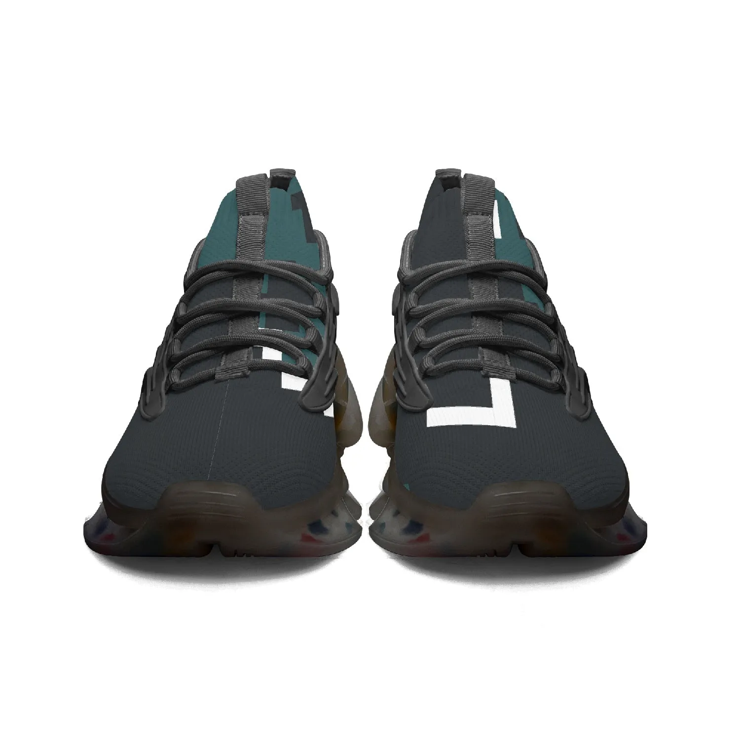 Kicxs PHI Wings Style Bounce Mesh Knit Sneakers