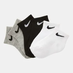 Kids' Nhn Basic Quarter Socks (3 Pack) Nike