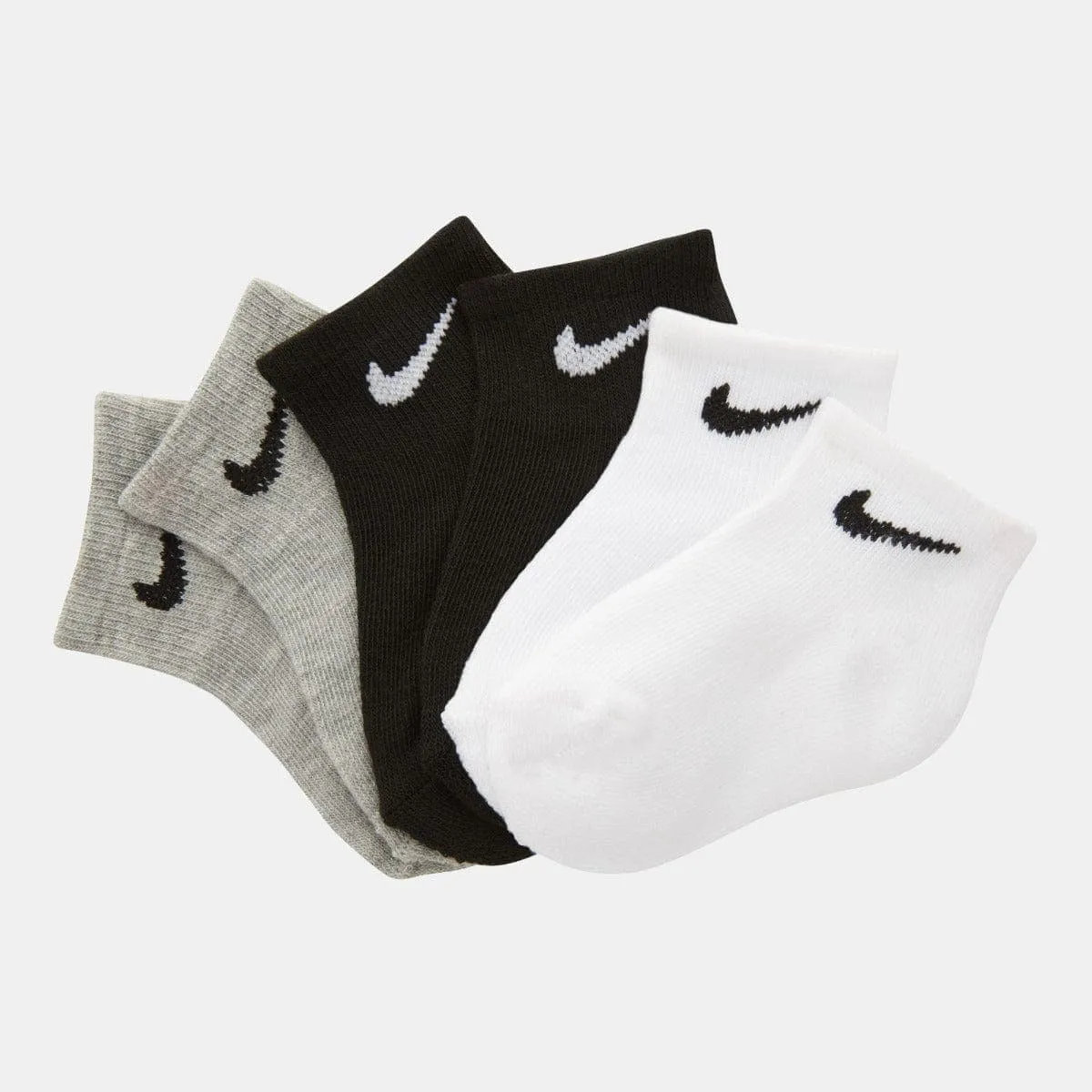 Kids' Nhn Basic Quarter Socks (3 Pack) Nike