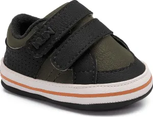 Klin Baby Shoe - Black & Green