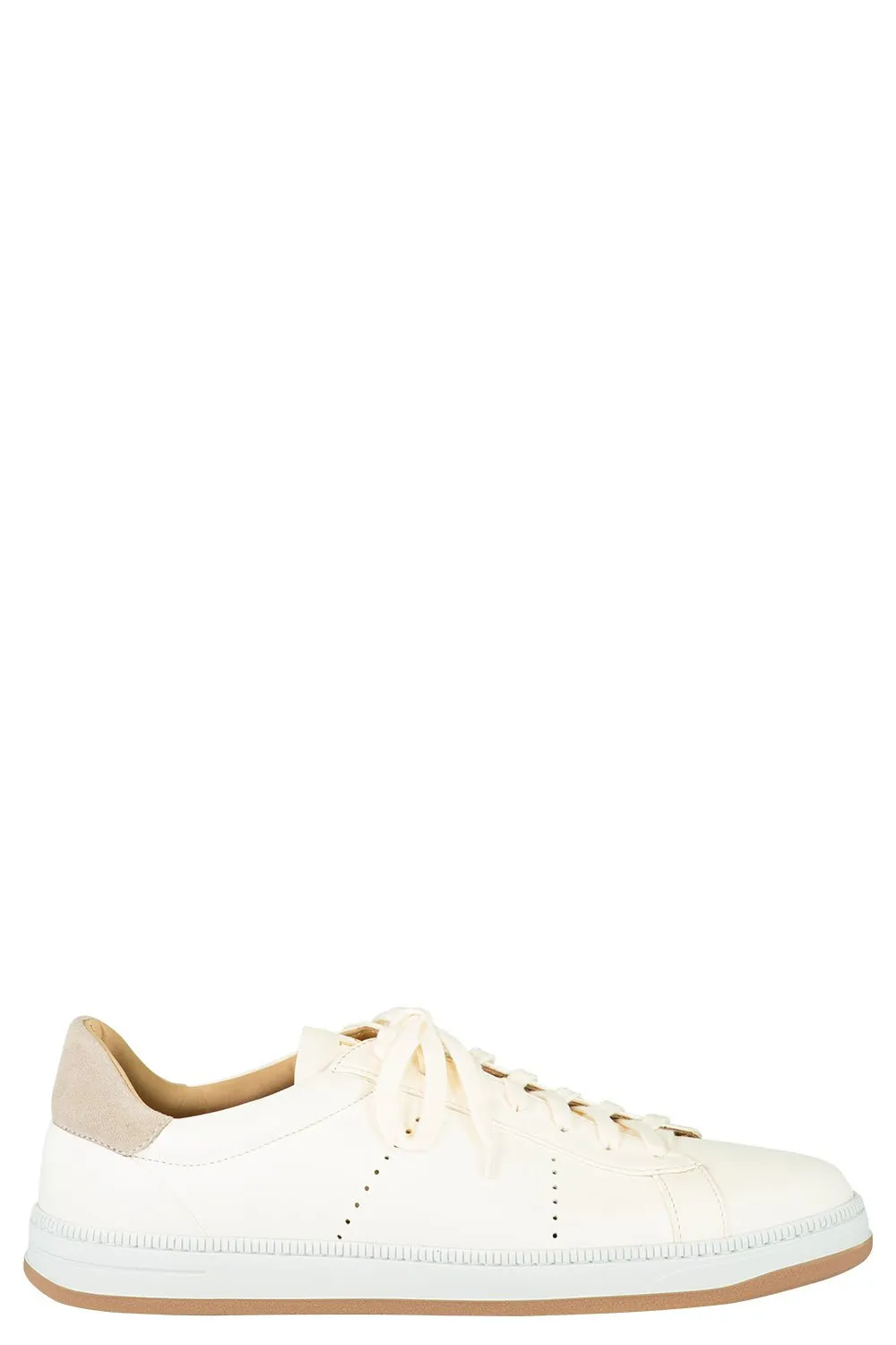 Leather Sneaker - Bianco