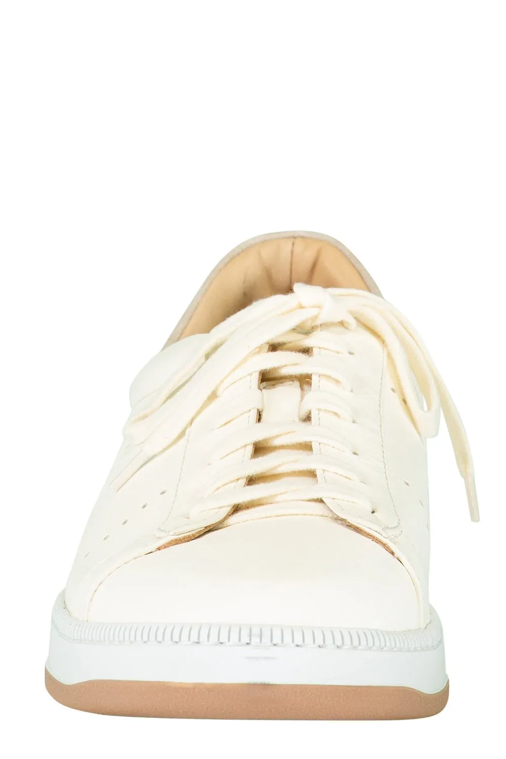 Leather Sneaker - Bianco