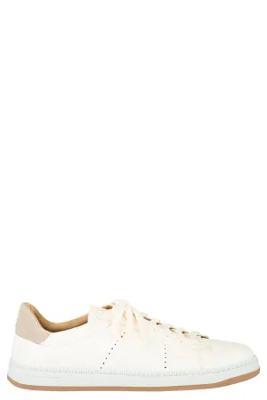 Leather Sneaker - Bianco