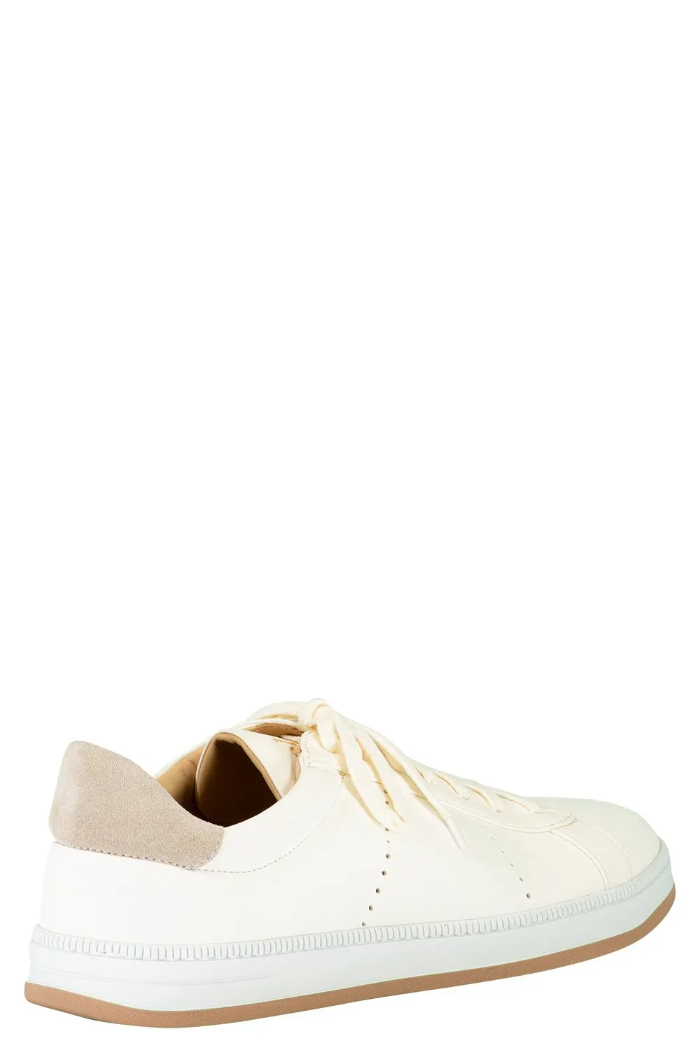 Leather Sneaker - Bianco