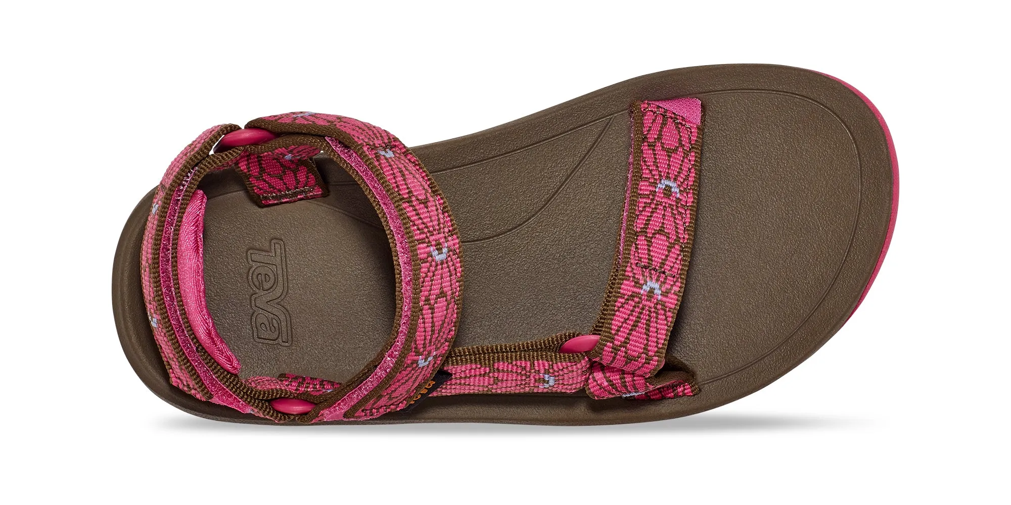 Little Kid's Teva Hurricane XLT 2 Color: Flower Dark Olive