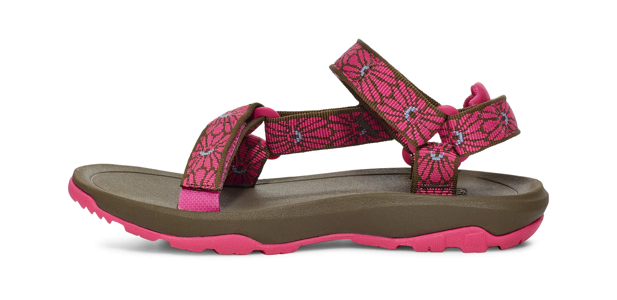 Little Kid's Teva Hurricane XLT 2 Color: Flower Dark Olive