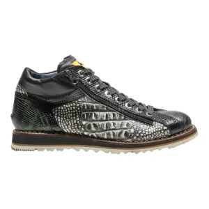 LORENZI Sneaker Trainers Black Synthetic Mens UK 9