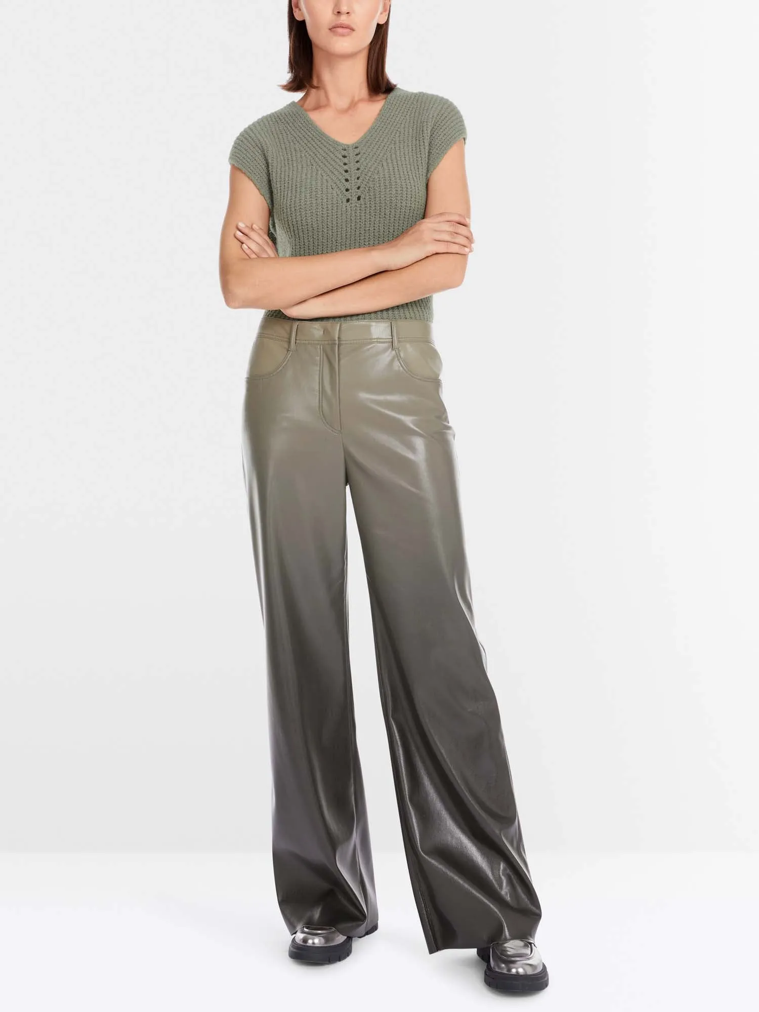 Marc Cain Warri Leather Trousers