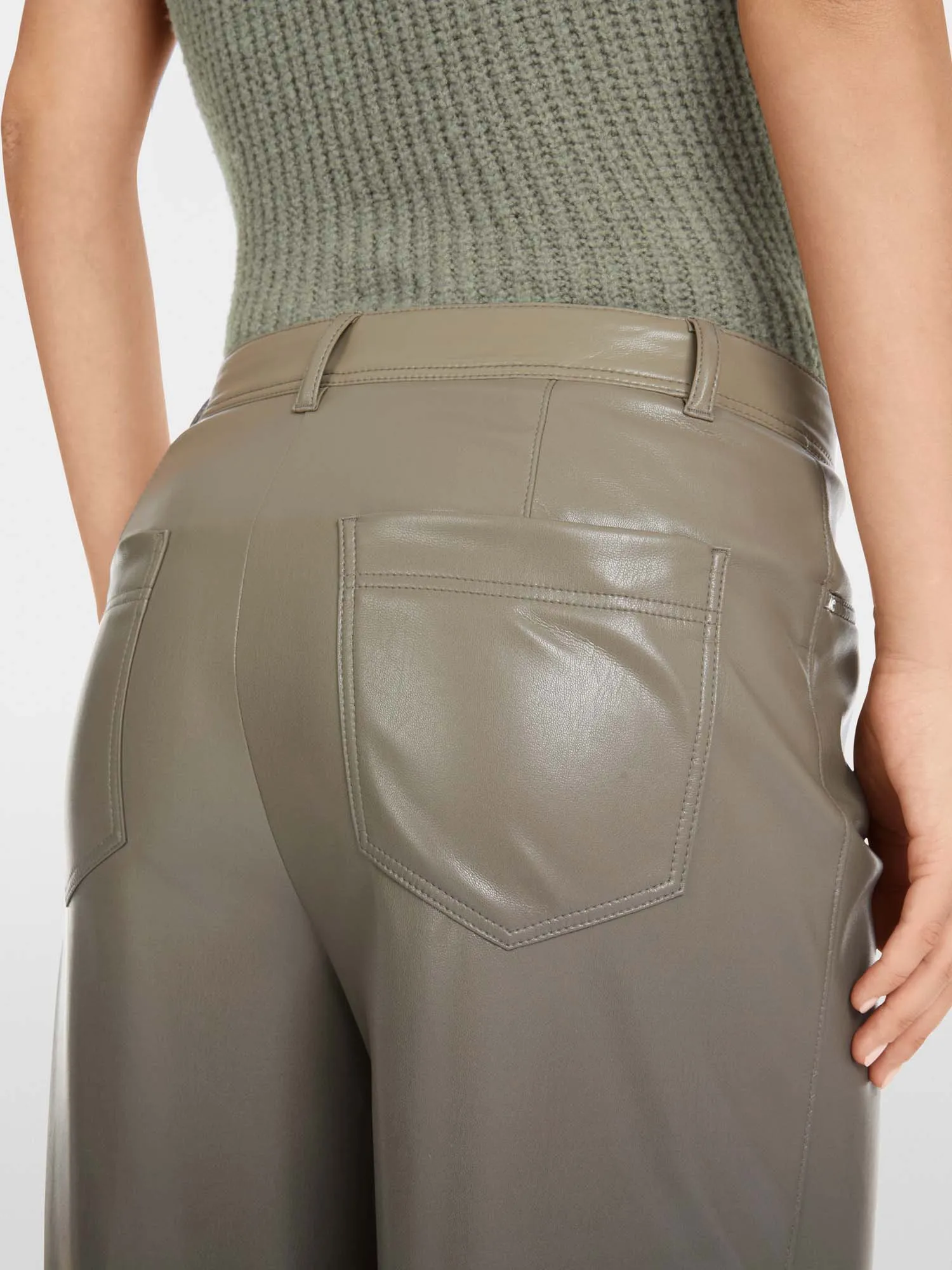 Marc Cain Warri Leather Trousers
