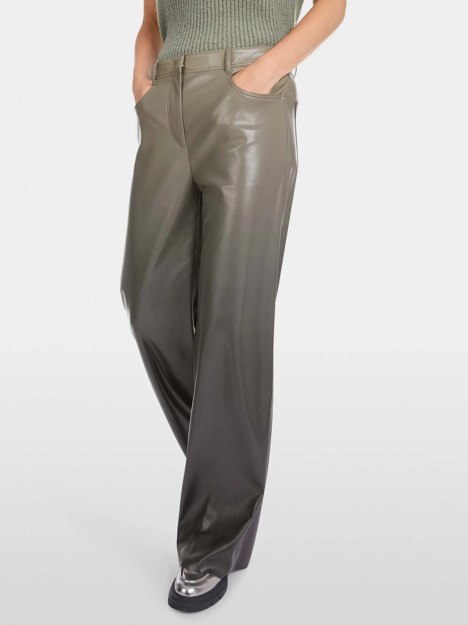 Marc Cain Warri Leather Trousers