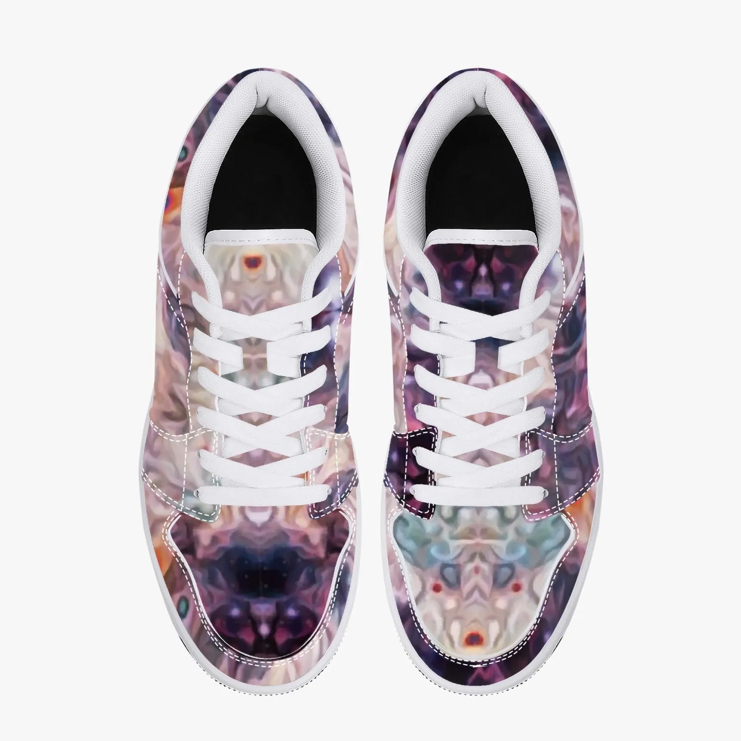 Medusa Psychedelic Split-Style Low-Top Sneakers