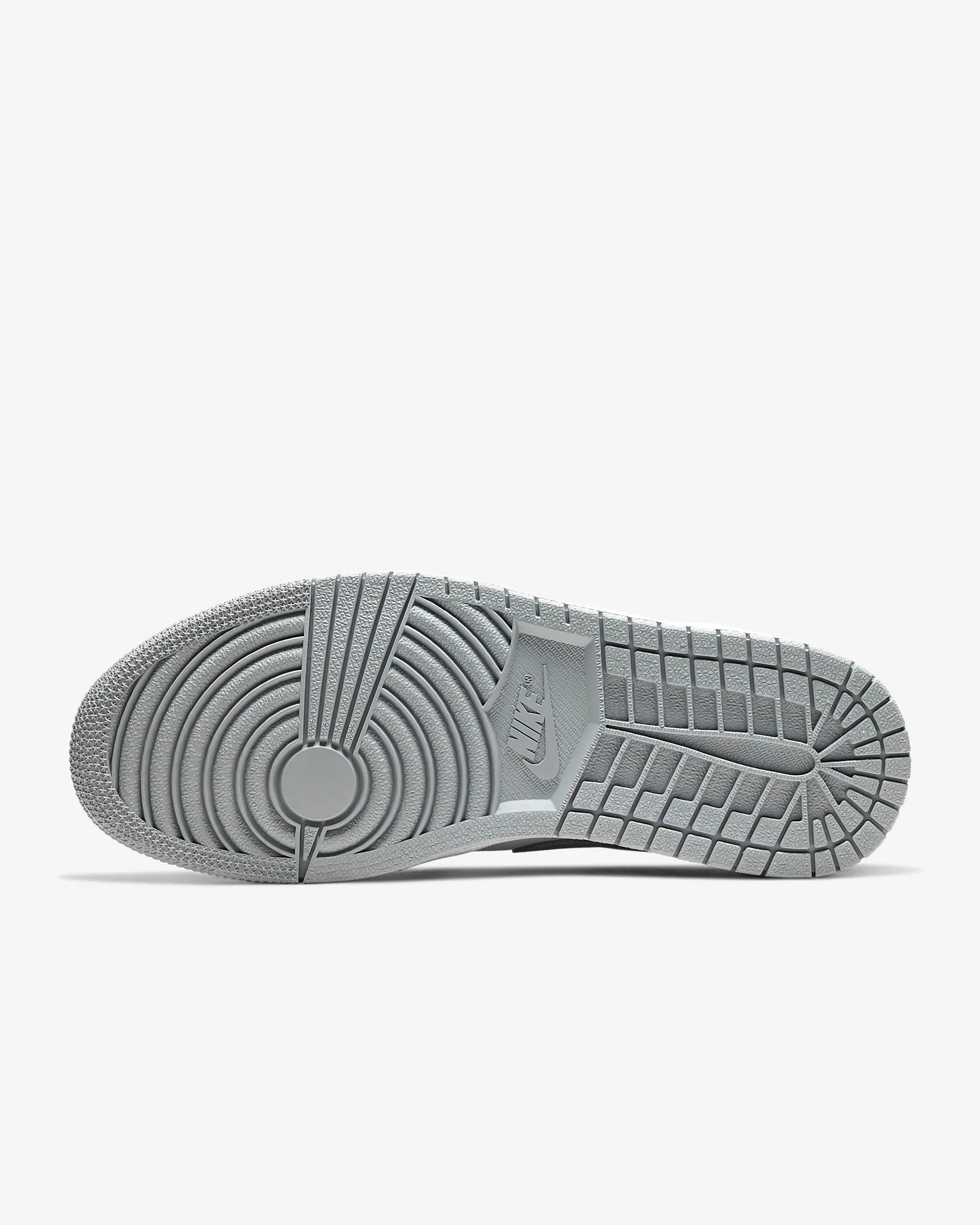 Men's Air Jordan 1 Low "Grey Toe / Shadow / Baron" (Black/Light Smoke Grey/White)(553558-039)